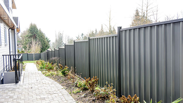 privacy metal fence security fencing