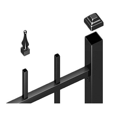 steel fencing hardware and accessories