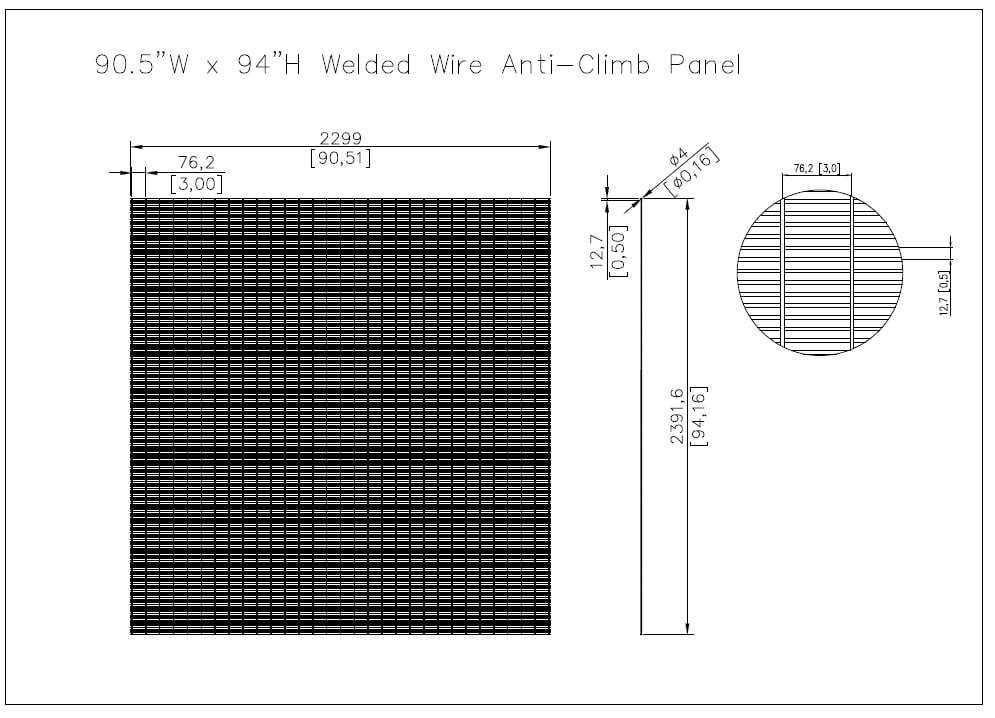 Supplied Malden Fortress technical drawing