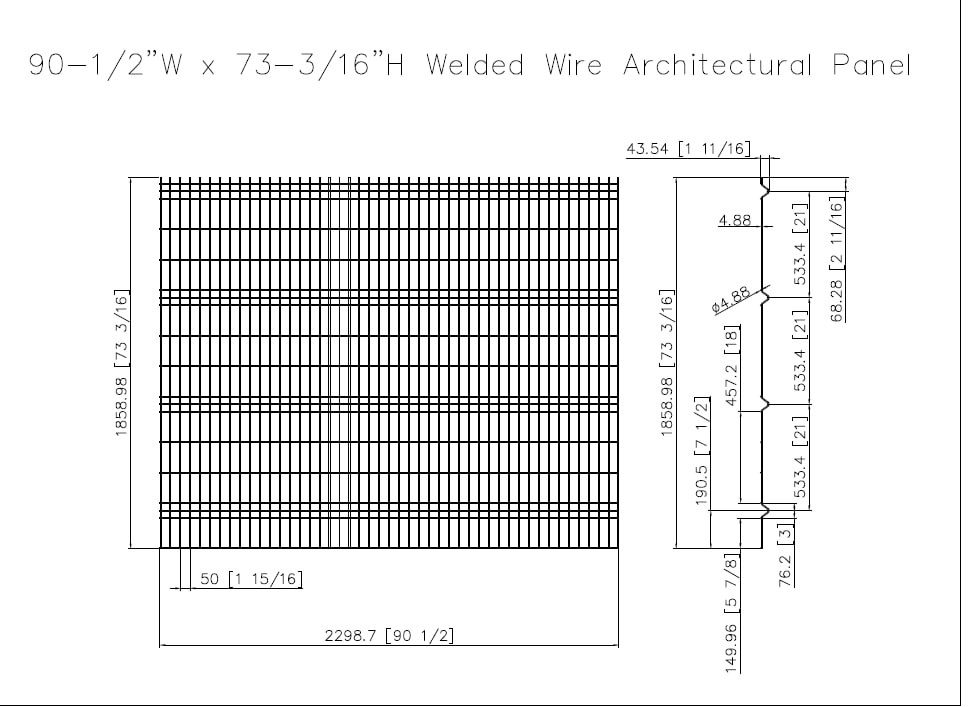Supplied Malden Vanguard technical drawing